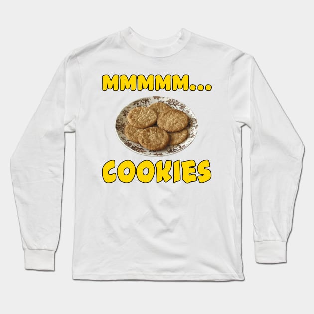 Mmmm... Cookies Long Sleeve T-Shirt by Naves